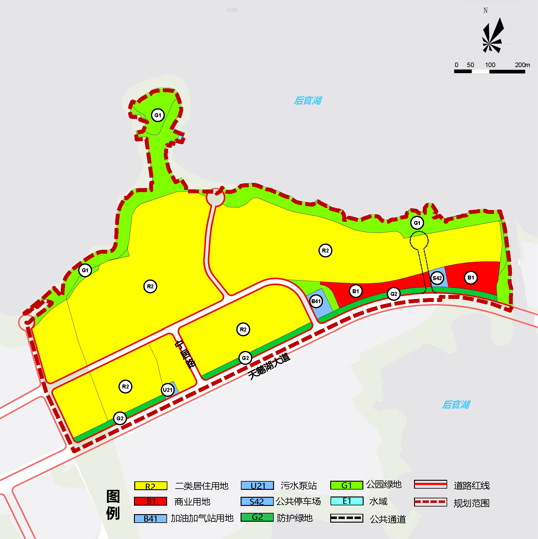 关于蔡甸区大集街道南湖半岛片(一期范围) 控制性详细规划导则公示